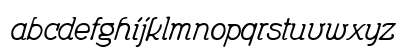Feronia Regular Lowercase Preview