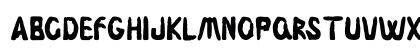 Fingerz Filled Lowercase Preview