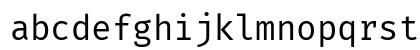 Fira Code Regular Preview