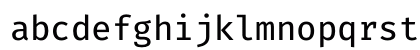Fira Code Retina Lowercase Preview