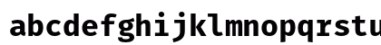 FiraMono Nerd Font Bold Lowercase Preview