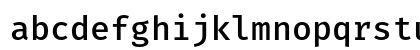 Fira Mono for Powerline Medium Lowercase Preview