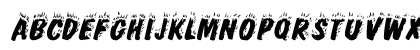 FlamingDisplayCaps Italic Preview