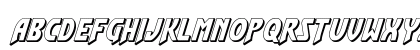 Flash Rogers 3D Italic Italic Lowercase Preview