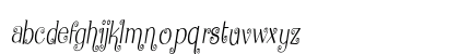 Flying Dahlia Condensed Italic Lowercase Preview