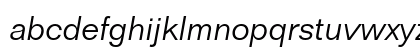 Folio Light Italic Preview