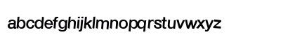 Font Regular Lowercase Preview