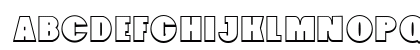 Foxxy 3D 3D Lowercase Preview
