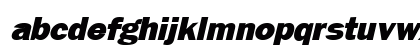 FrankfurtHeavy Italic Lowercase Preview