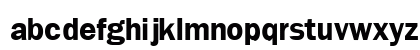 FranklinGothic Bold Lowercase Preview
