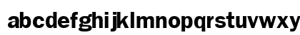 FranklinGothicSSK Bold Lowercase Preview