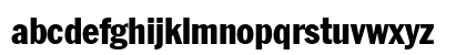 Franklin Gothic Std Condensed Lowercase Preview