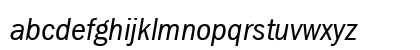 FranklinGotItcTEEBooCon Italic Lowercase Preview