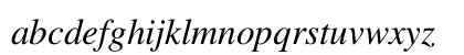 FreeSerif Italic Preview