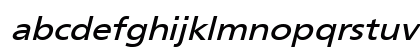 Frutiger Extra Oblique Lowercase Preview