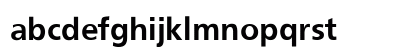 Frutiger-Bold Regular Lowercase Preview