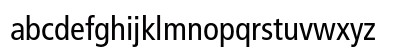Frutiger 57 Condensed Lowercase Preview