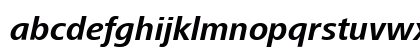 FrutigerNextLT Bold Italic Preview