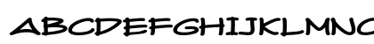 Fuki Maki Expanded Regular Lowercase Preview