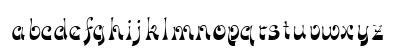 FunkyFaceUpright Regular Lowercase Preview