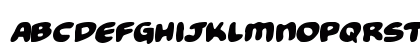 Funny Pages Semi-Italic Lowercase Preview