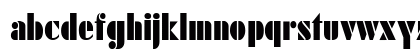 FutenaThinBlack Normal Lowercase Preview