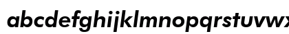 Futura Hv BT Heavy Italic Lowercase Preview