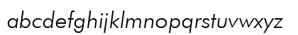 Futura Lt BT Light Italic Preview