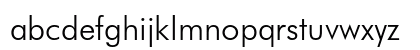 Futura Light Lowercase Preview