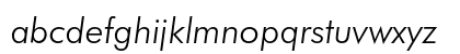 Futura Light Italic Preview