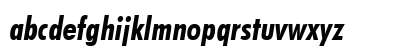 FuturaCond Bold Italic Lowercase Preview