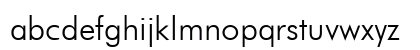 FuturaLight Regular Lowercase Preview