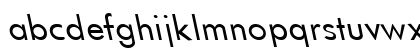 FuturistLefty Regular Lowercase Preview