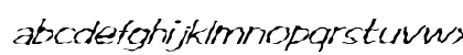 FZ HAND 2 WAVEY ITALIC Normal Lowercase Preview