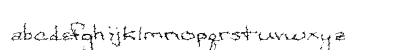 FZ HAND 24 SPIKED ITALIC Normal Lowercase Preview