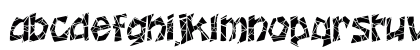 FZ JAZZY 12 CRACKED Normal Lowercase Preview