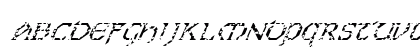 FZ JAZZY 31 HOLEY ITALIC Normal Lowercase Preview