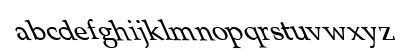 FZ ROMAN 21 LEFTY Normal Lowercase Preview