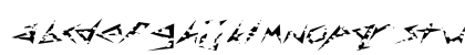 FZ UNIQUE 17 HOLEY EX Normal Lowercase Preview