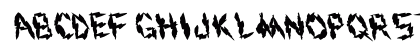 FZ UNIQUE 19 MANGLED LEFTY Normal Lowercase Preview