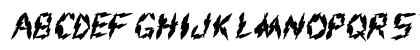 FZ UNIQUE 19 MANGLED Normal Lowercase Preview