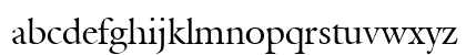 Galant Normal Lowercase Preview