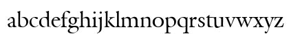 Galant Normal Lowercase Preview