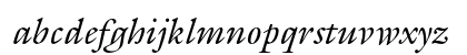 ITC Galliard Std Italic Preview