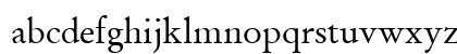 Garamond Antiqua Lowercase Preview