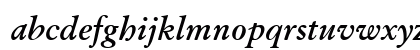 Garamond Kursiv Halbfett Preview