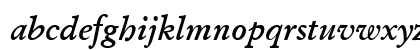 Garamond Kursiv Halbfett Preview