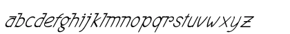 Gavol Italic Lowercase Preview