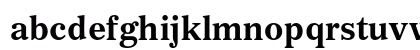 Gazette LT Std Bold Lowercase Preview
