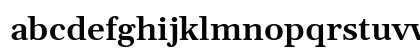 Gelasio SemiBold Lowercase Preview